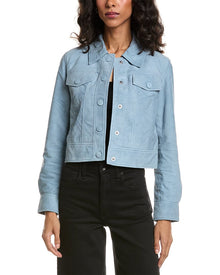 Walter Baker | Womens | Kacey Suede Jacket | Blue