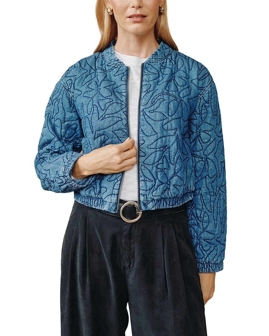 Gilt | Bella Dahl | Womens | Cropped Zip Jacket | Purple | 260