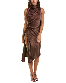 Bardot | Womens | Valentine High-Low Maxi Dress | Brown