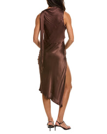Bardot | Womens | Valentine High-Low Maxi Dress | Brown