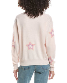 Brodie Cashmere | Womens | Star Dust 100% Cashmere Sweater | Pink