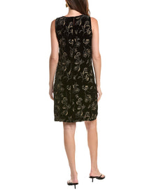 Johnny Was | Womens | Tank Keyhole Silk-Blend Mini Dress | Black