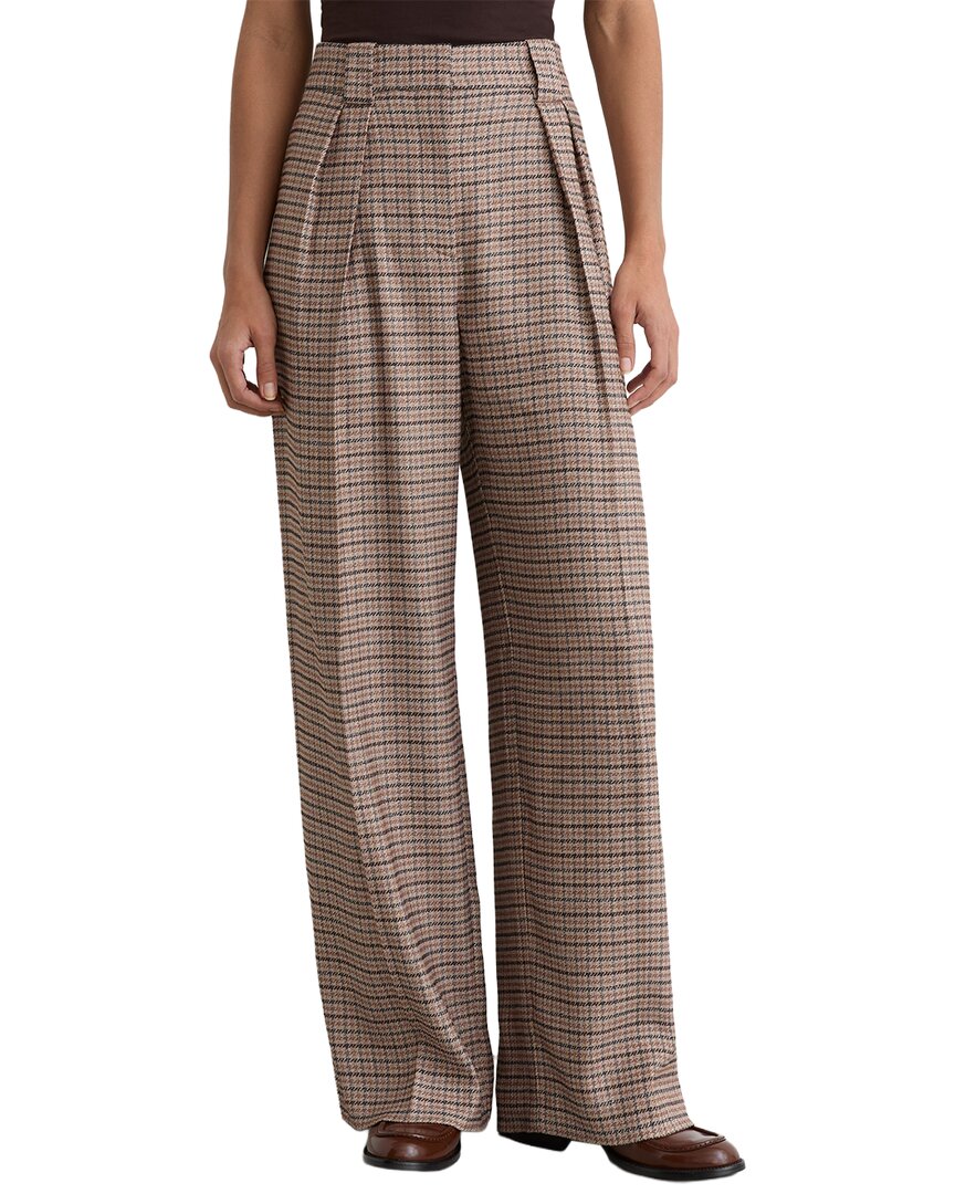 Reiss | Womens | River Trouser | Brown Multi