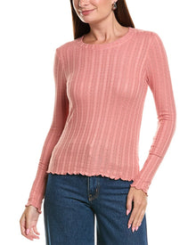 Splendid | Womens | Pointelle Top | Brown