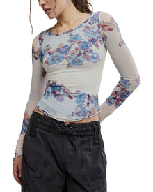 Free People | Womens | Lilly Printed Top | White Multi