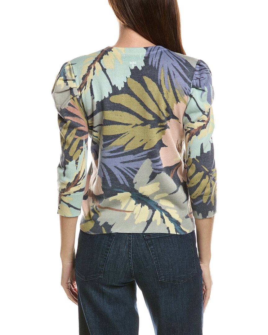 tyler boe | Womens | Lily Jersey Leaf Sweater | Multi