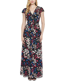 JS Collections | Womens | Sybil Column Gown | Black