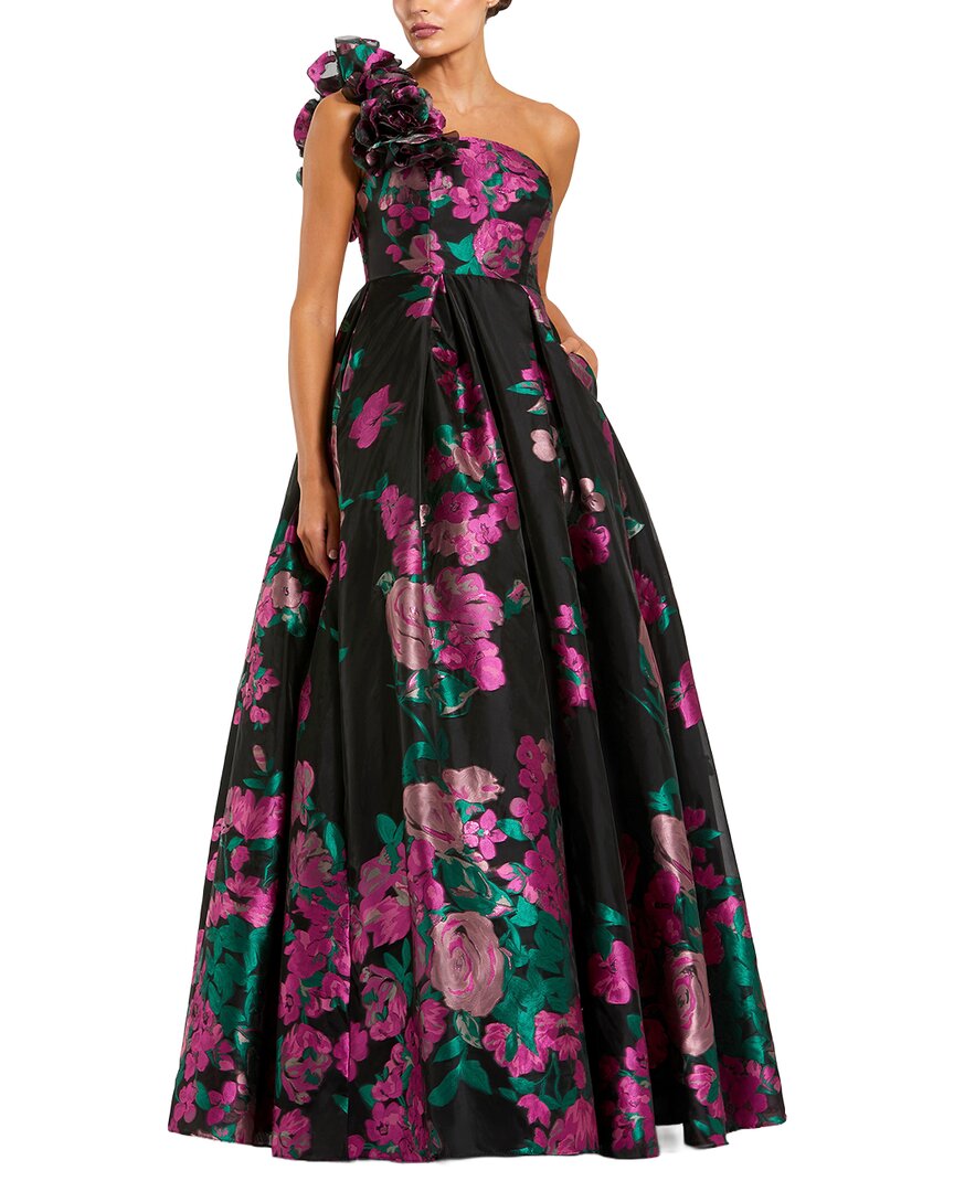 Gilt | Mac Duggal | Womens | Brocade Ball Gown | Black | 260