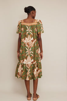 Chani Dress | Green Fruit Basket