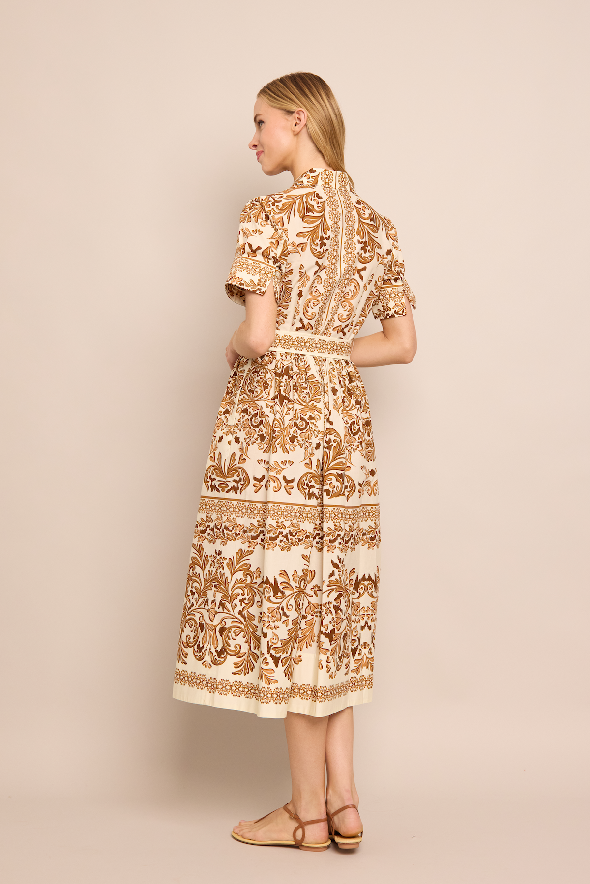Adina Dress | Saltaire Brown
