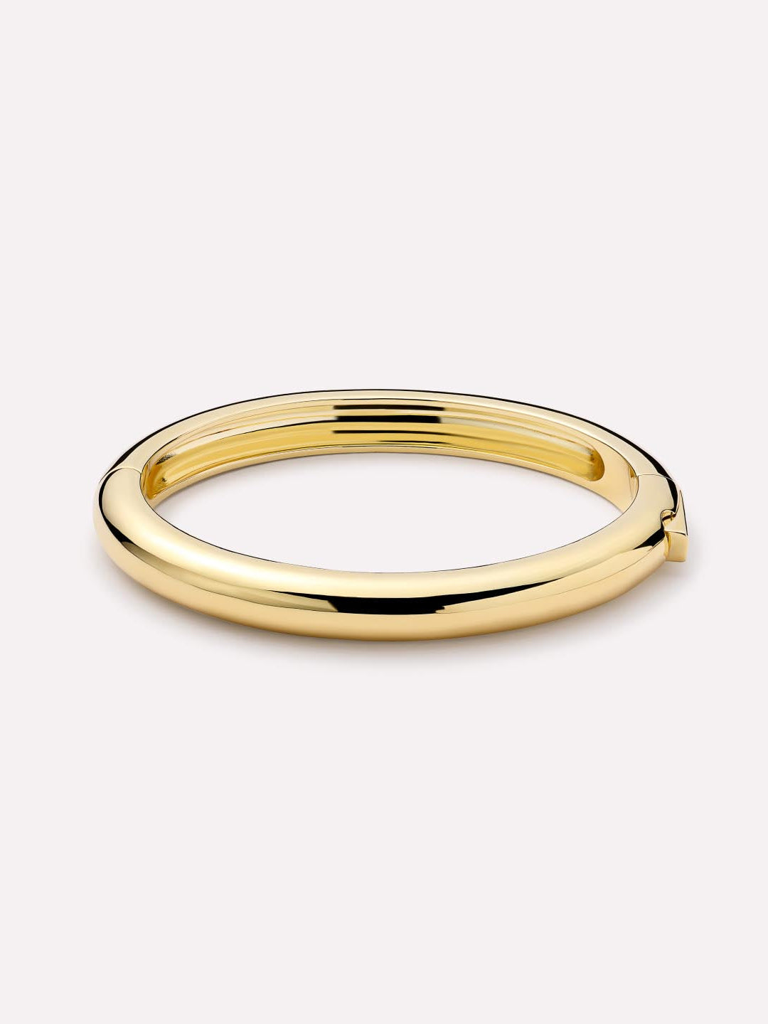 Tia Bangle Bracelet | 14K Gold on Brass