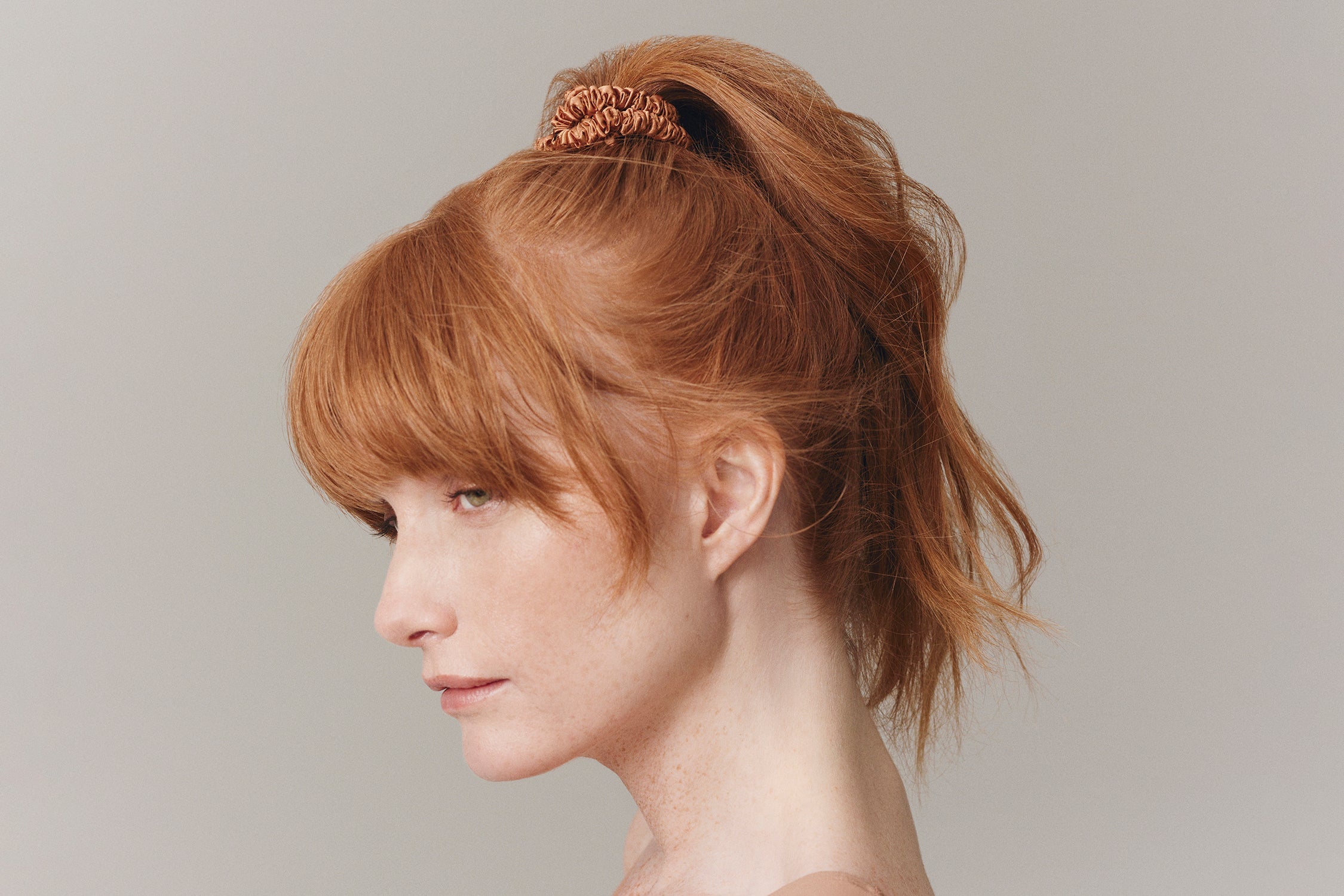 Back to Basics Skinny Scrunchies | Copper | Set of 4