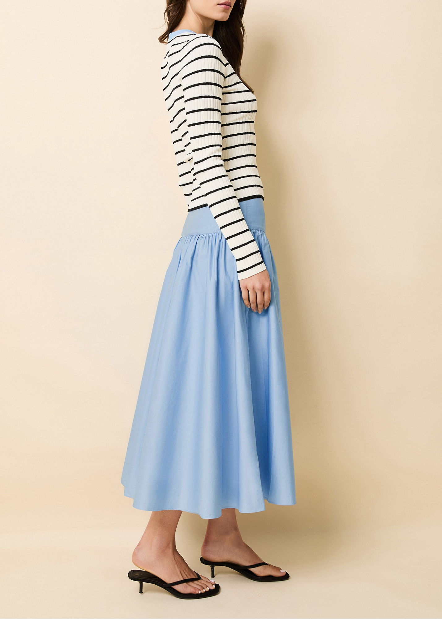 Womens | Magnolia Skirt Poplin | Open Water