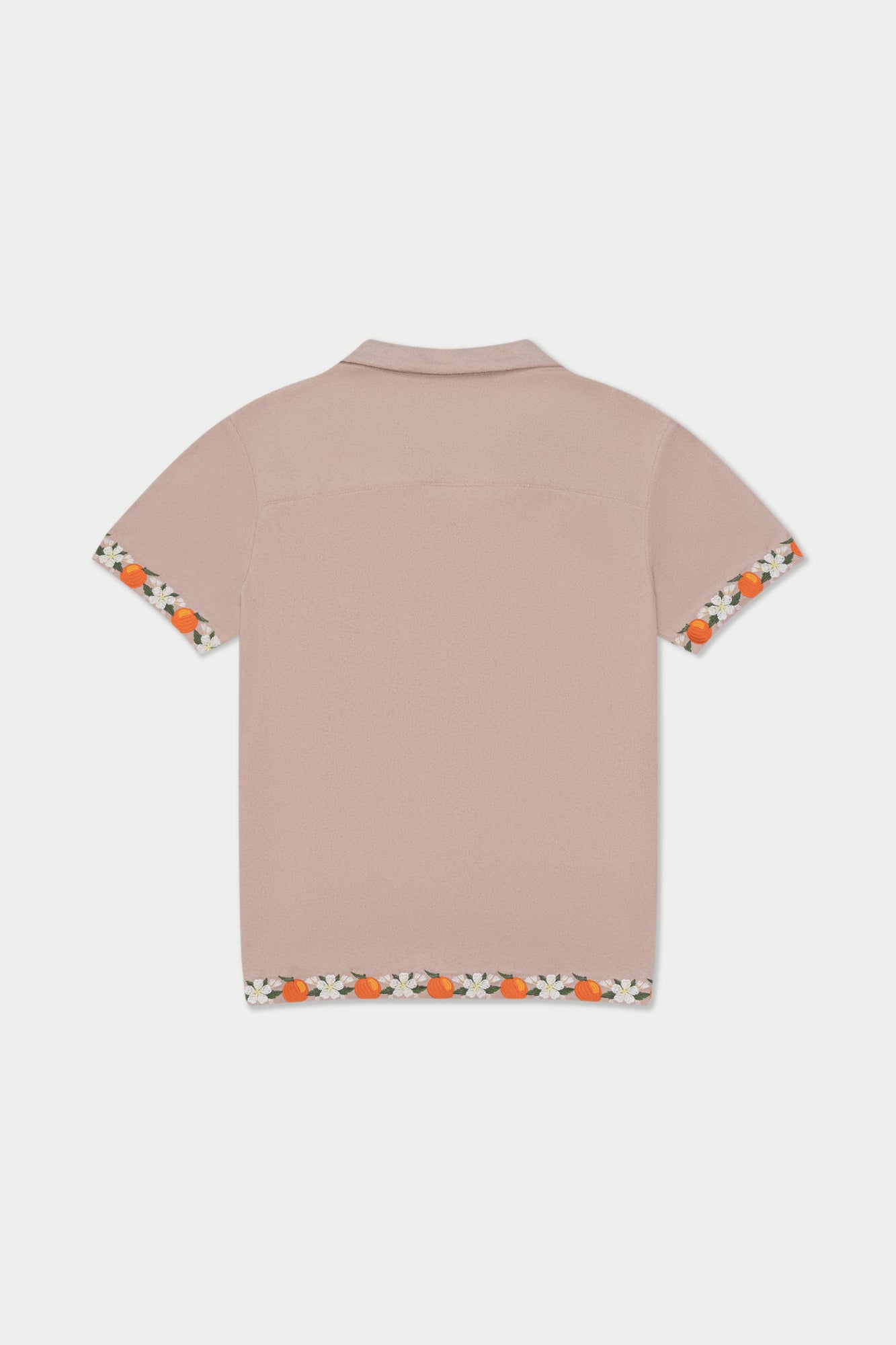 Orange Terry Shirt | Tan