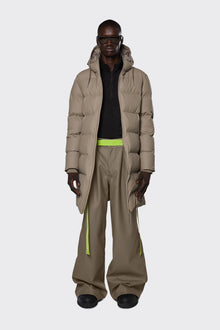 Unisex | Long Puffer Jacket | Taupe