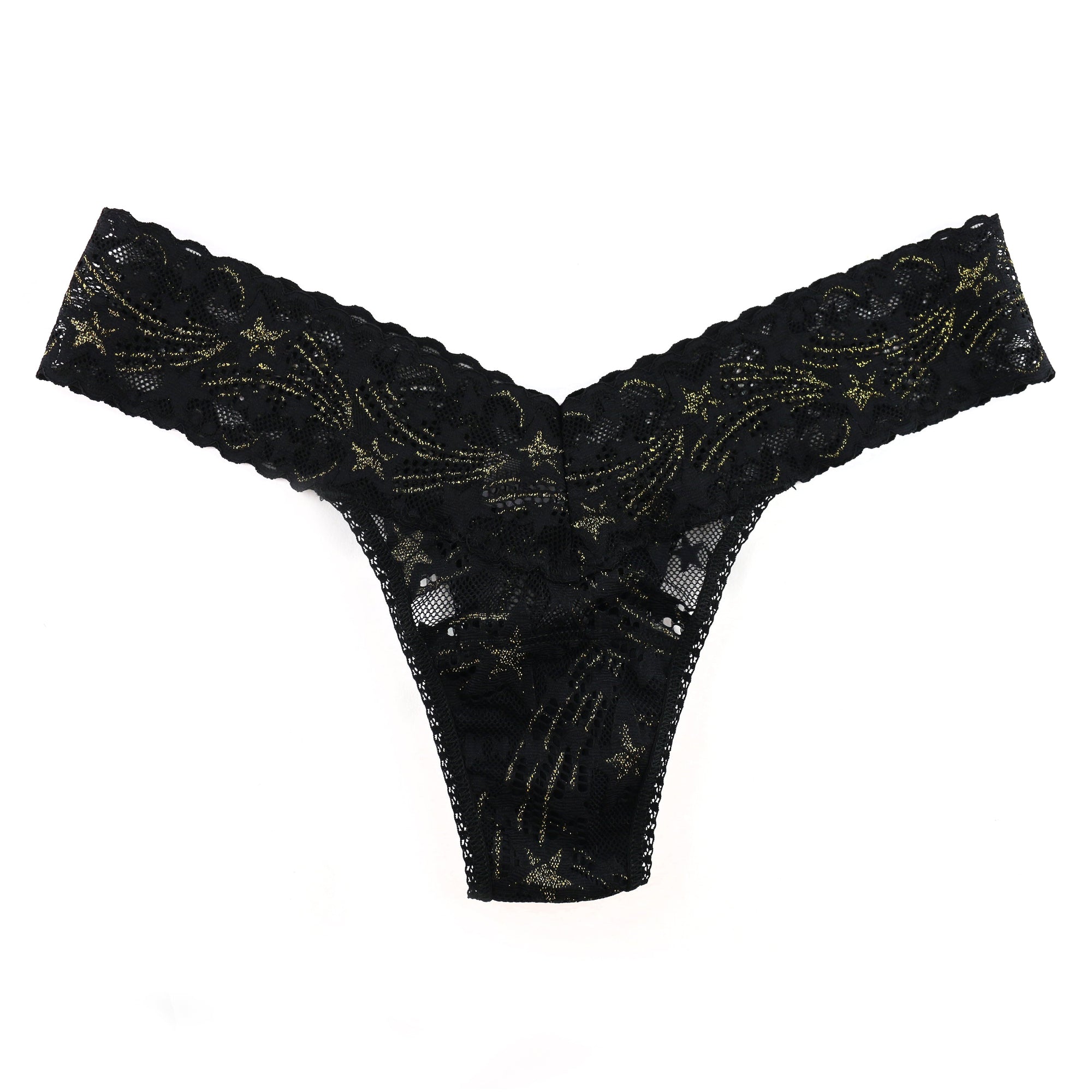 Night Fever Low Rise | Black x Gold