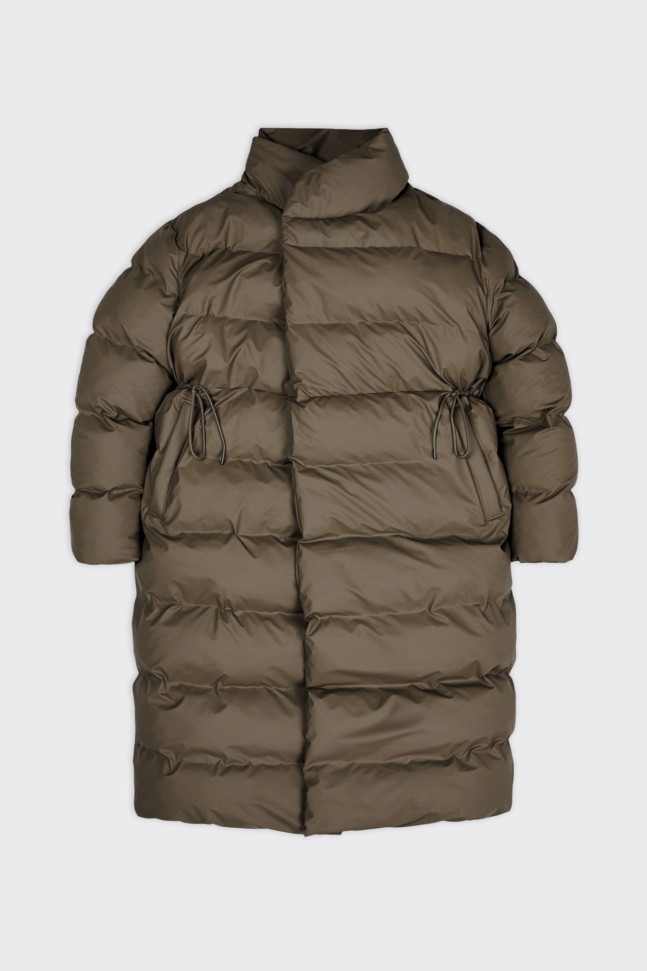 Puffer W Coat | Wood