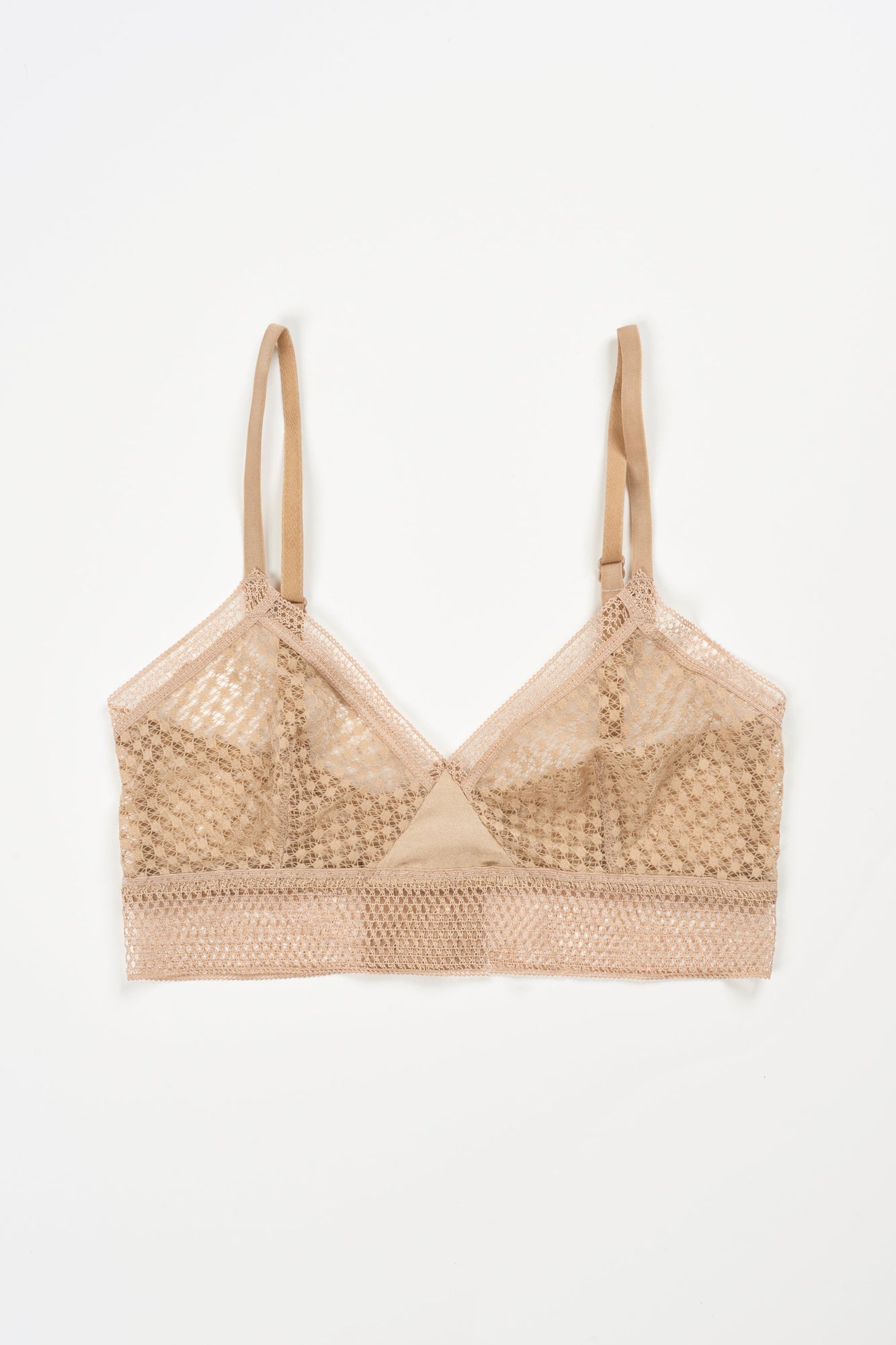 Bella Soft Cup Triangle Bra | Oat Milk