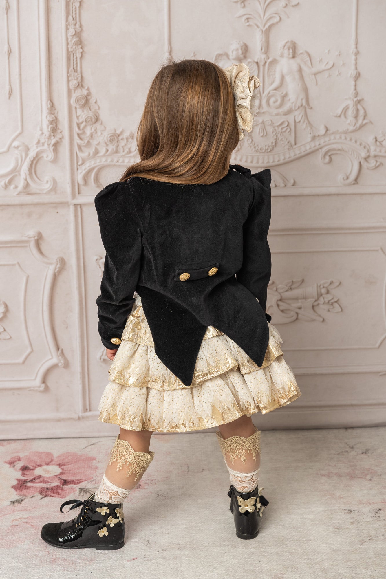 Girls | Charlie Velour Jacket | Black