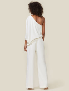 ONE SHOULDER JUMPSUIT - Halston