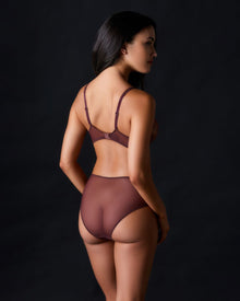 Romy High Waist Brief | Marron