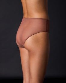Romy High Waist Brief | Pecan