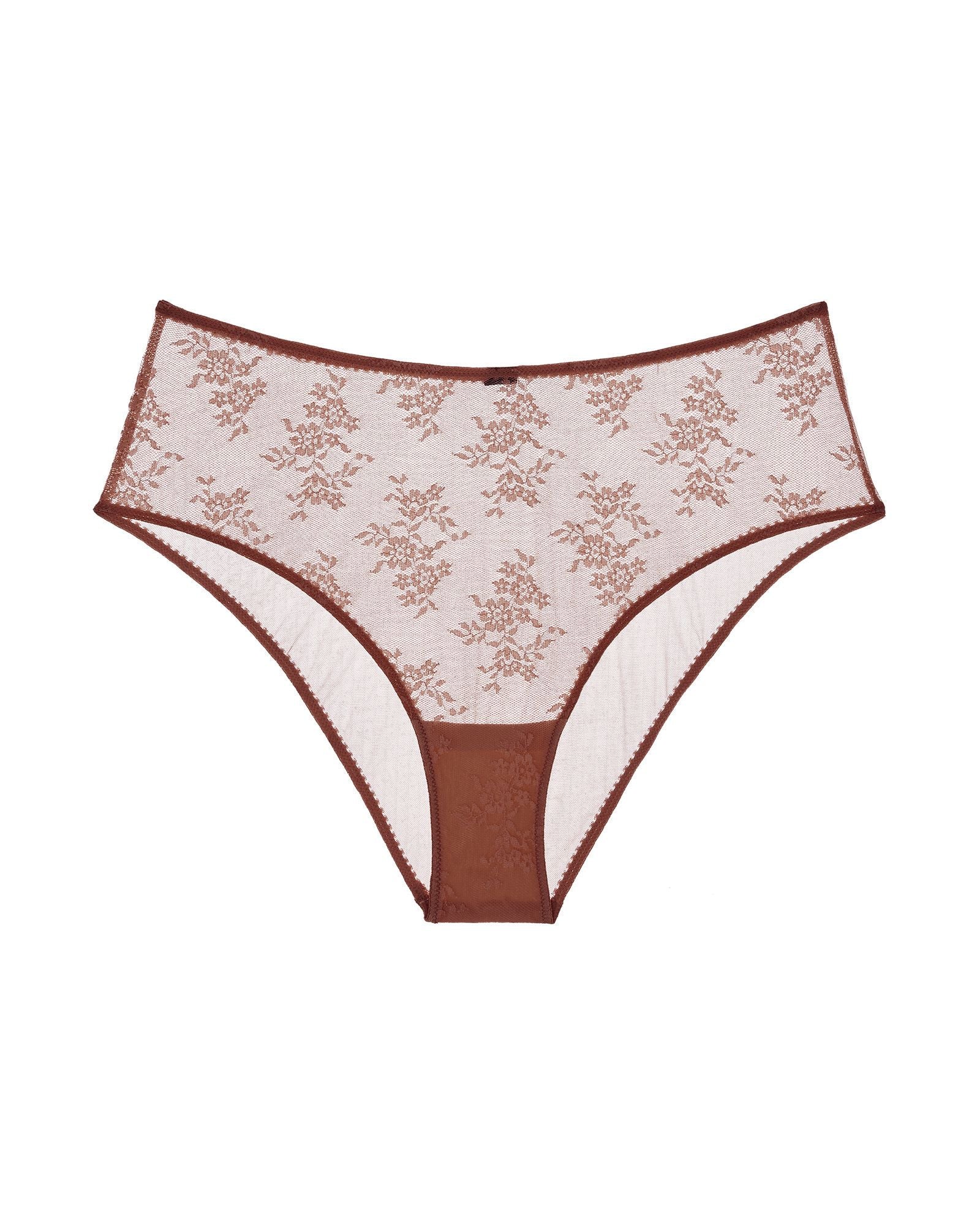 Romy High Waist Brief | Pecan