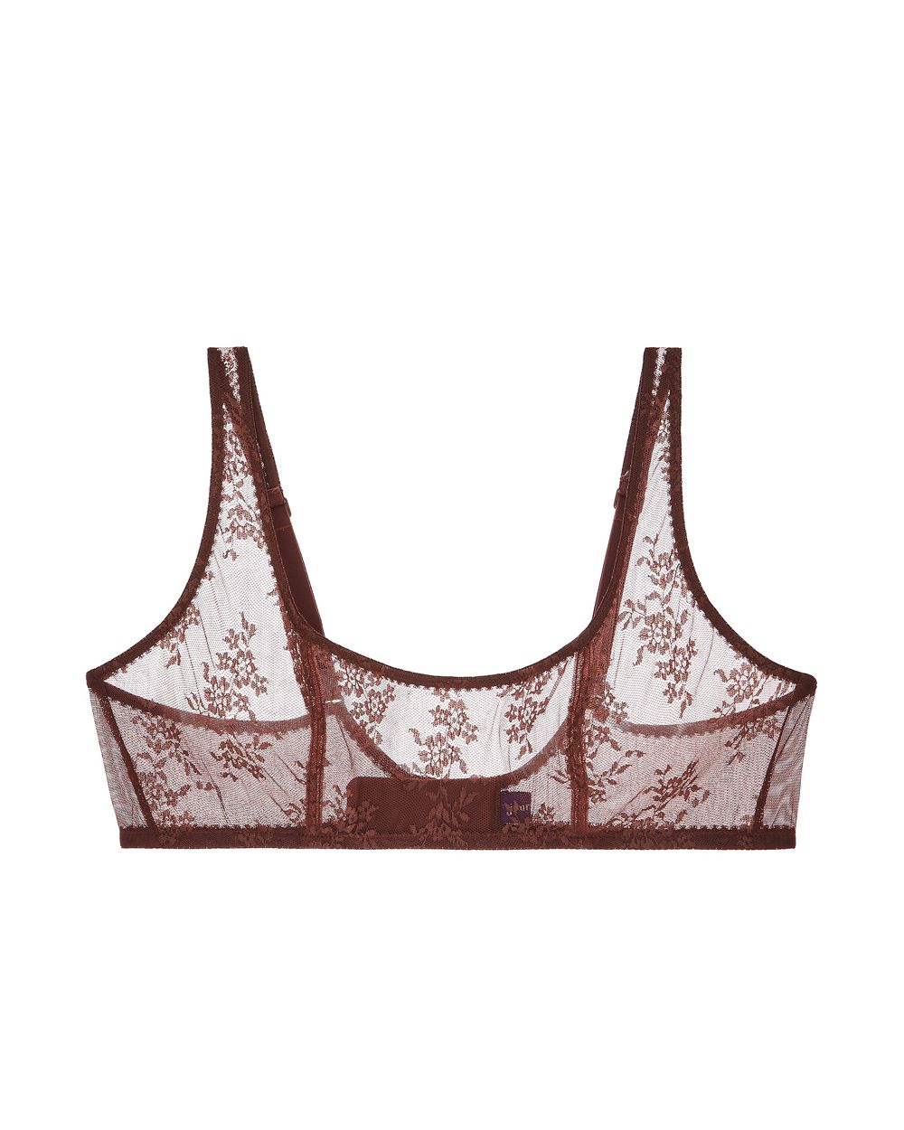 Romy Scoop Bralette | Marron