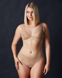 Sapna Plunge Bralette | Naturelle
