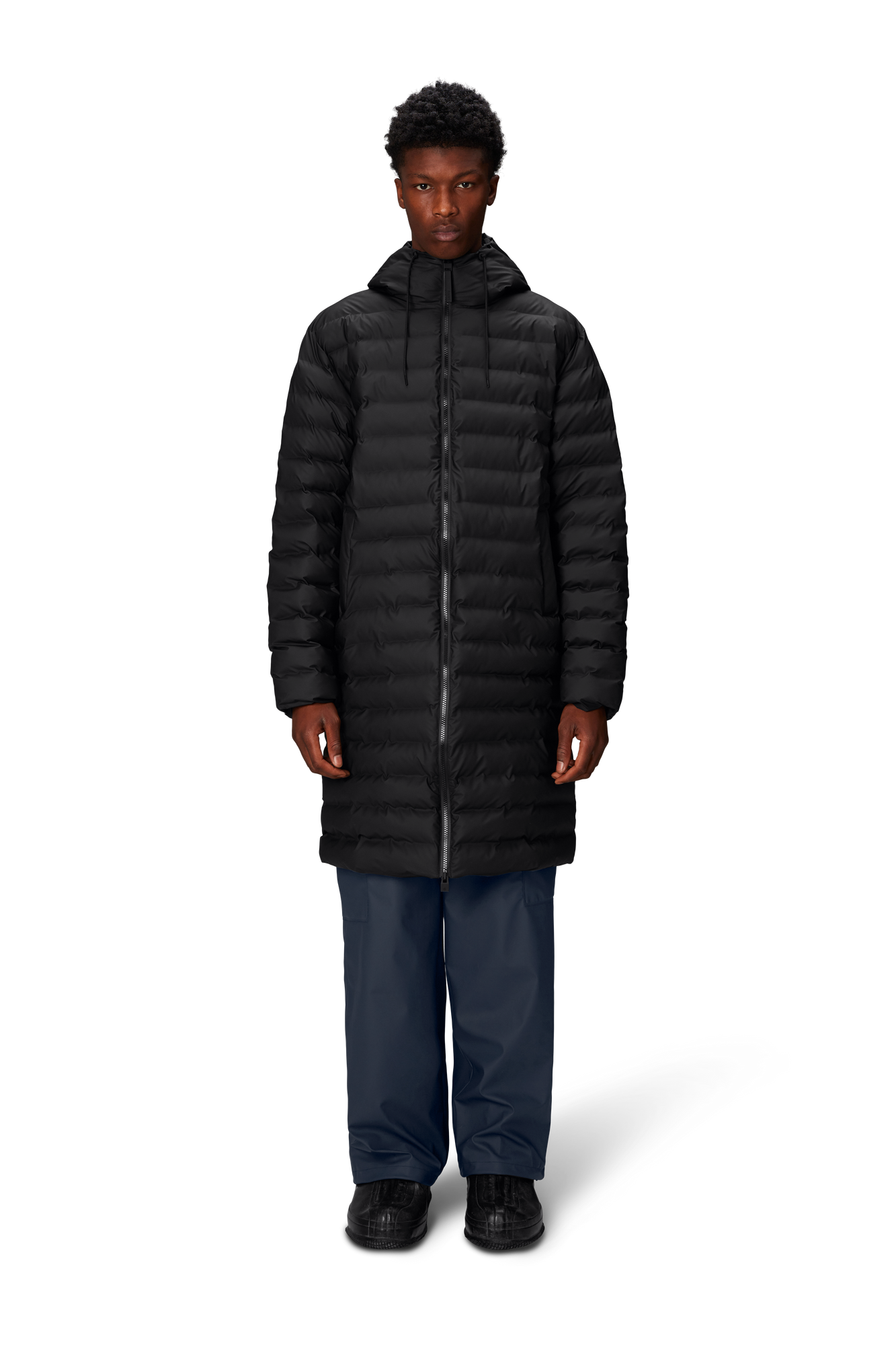 Unisex | Lohja Longer Puffer Jacket | Black