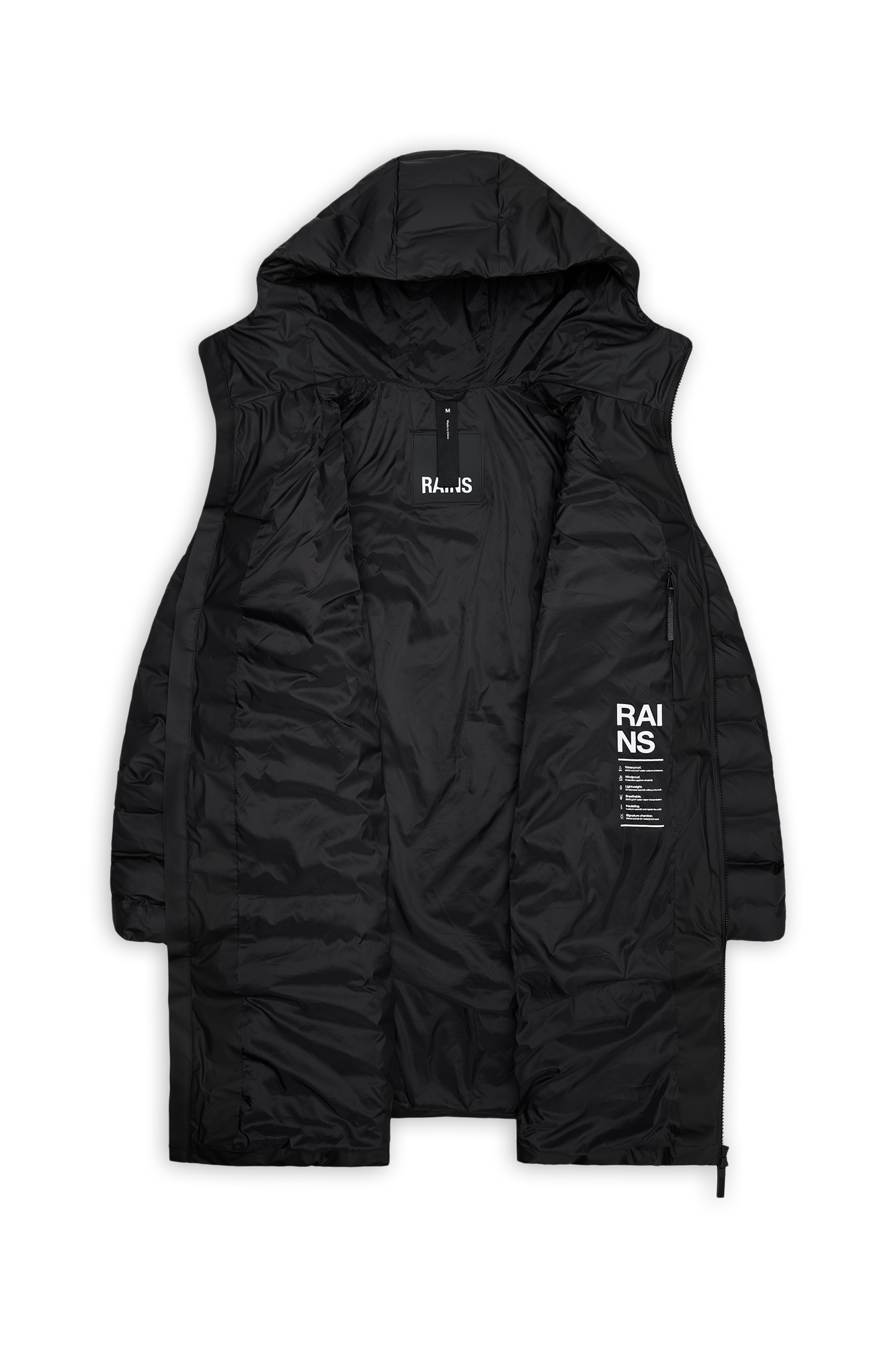 Unisex | Lohja Longer Puffer Jacket | Black