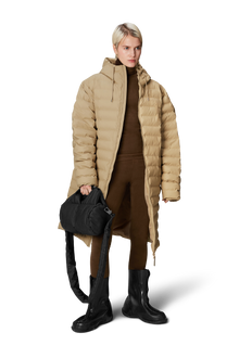Unisex | Lohja Longer Puffer Jacket | Sand