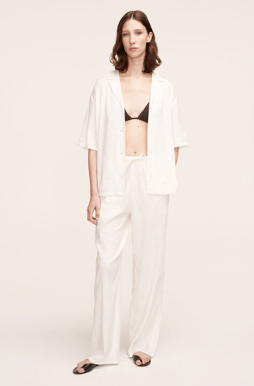 Stretch Linen Pull-On Pant | Full Moon