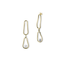 The Costa Pearl Earring | 18K Yellow Gold-Plated