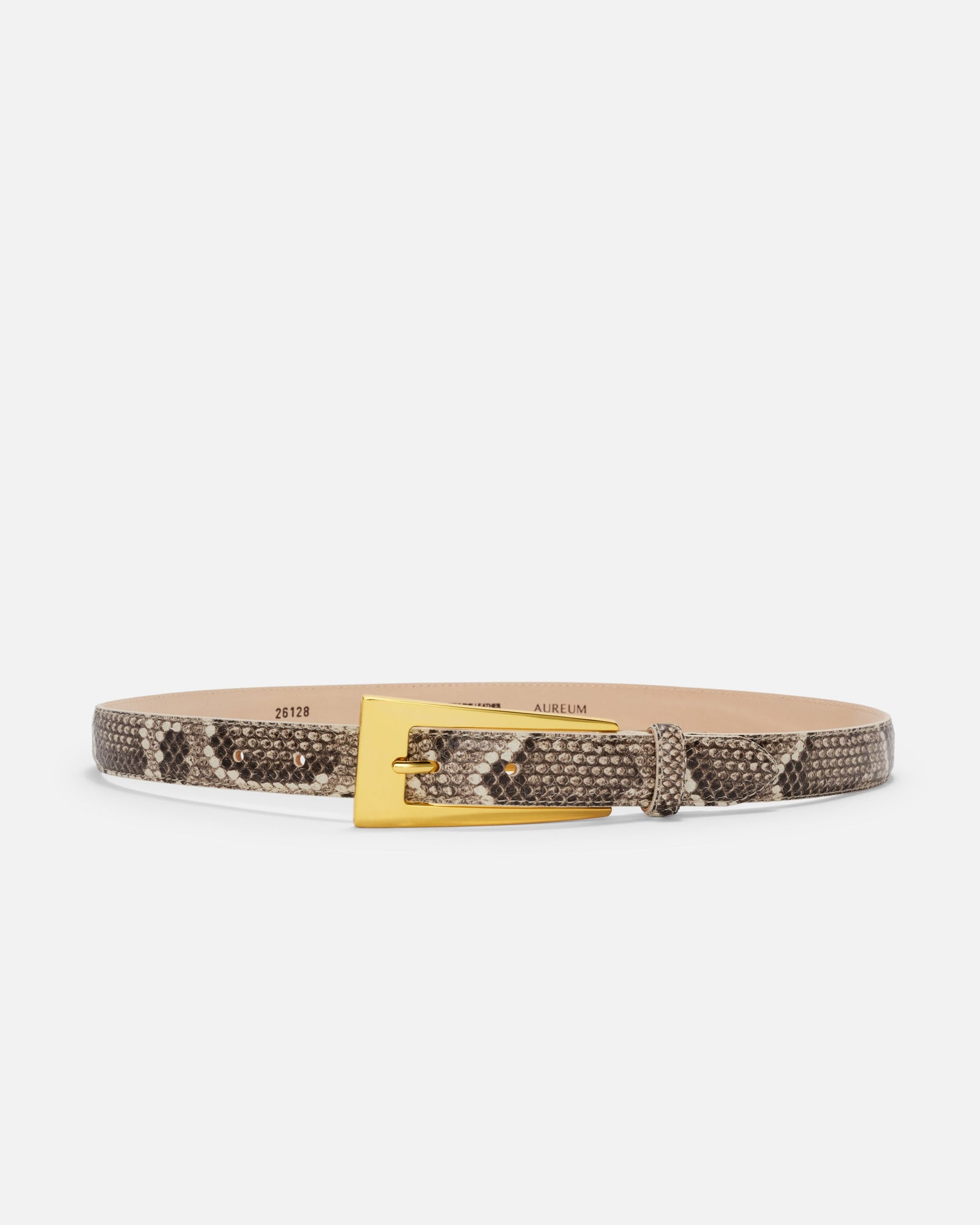 No. 10 Belt | Stone-Snake-Gold