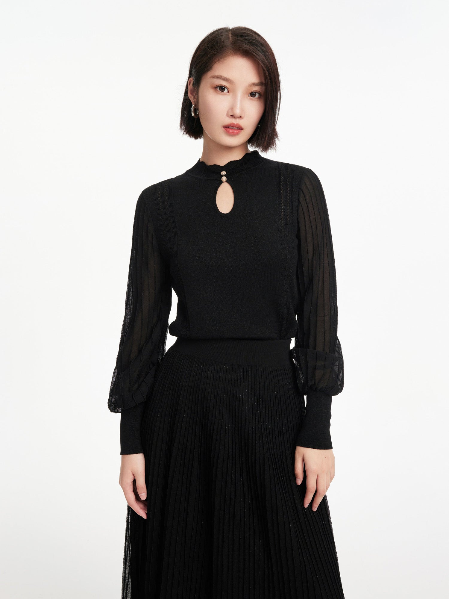 Knitted Shirt | Black