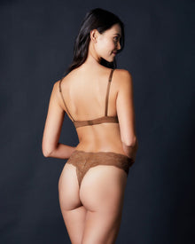 Sapna Mid-Rise Thong | Carmel