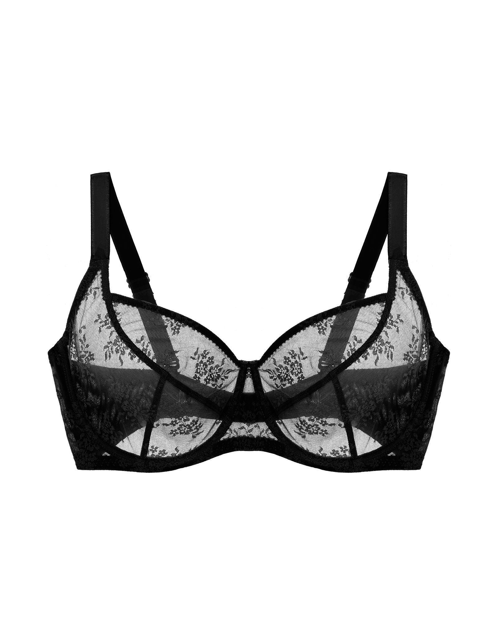 Romy 3 Part Full Cup Bra | Noir