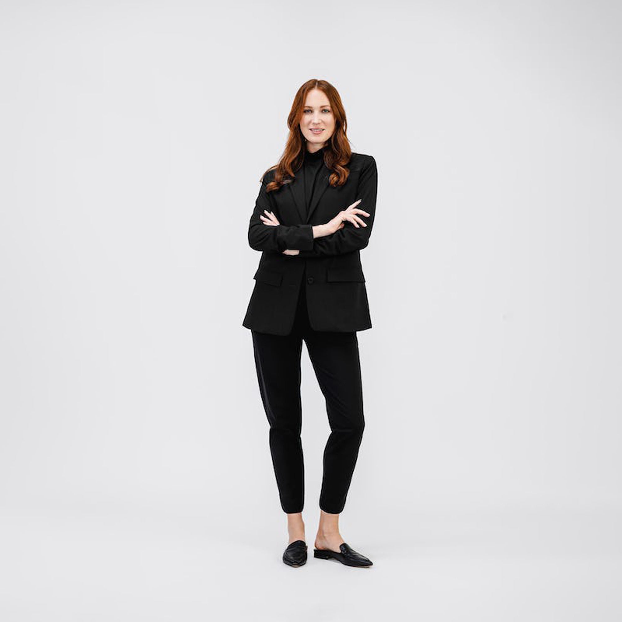 Women's Velocity Oversized Blazer - Black