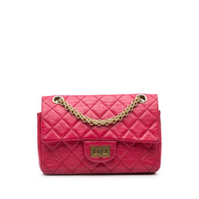 Chanel | Pre-Owned Mini Reissue 2.55 Calfskin Flap | Pink/Dark Pink