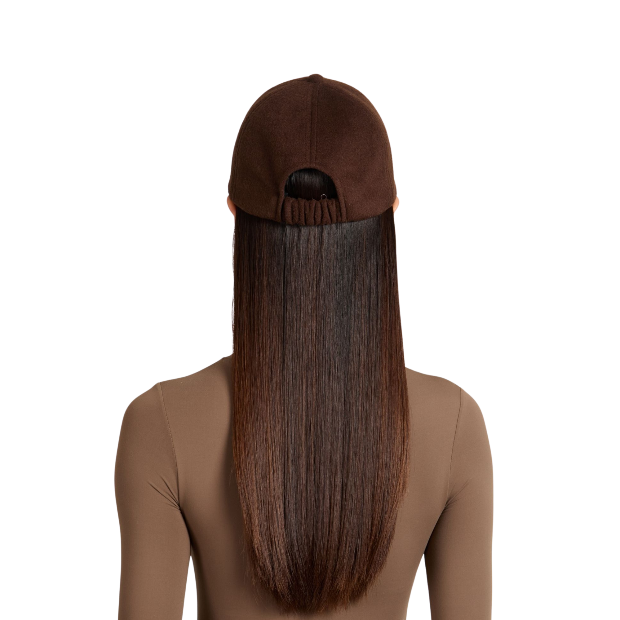 Lo Brushed Wool Cap | Chocolate