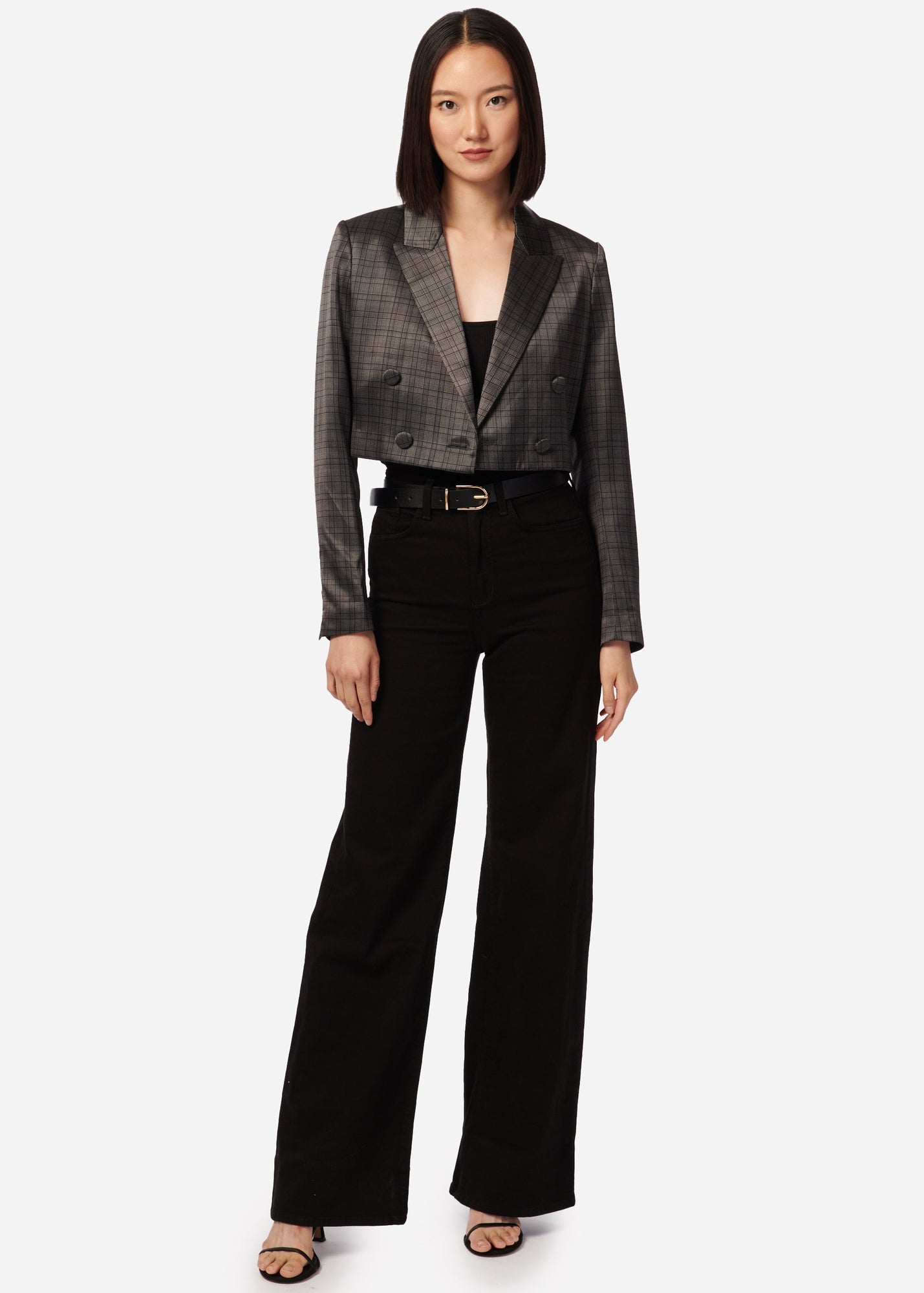 Dotty Blazer | Houndstooth Plaid