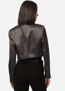 Dotty Blazer | Houndstooth Plaid