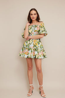 Sally Dress | Light Blue Kingston Floral