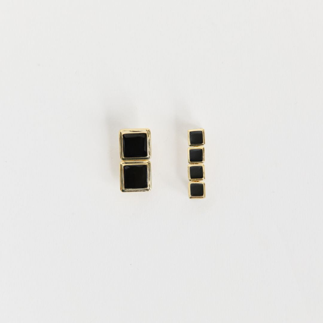 Archer Drop Earrings | 18K Gold PVD Plated Stainless Steel