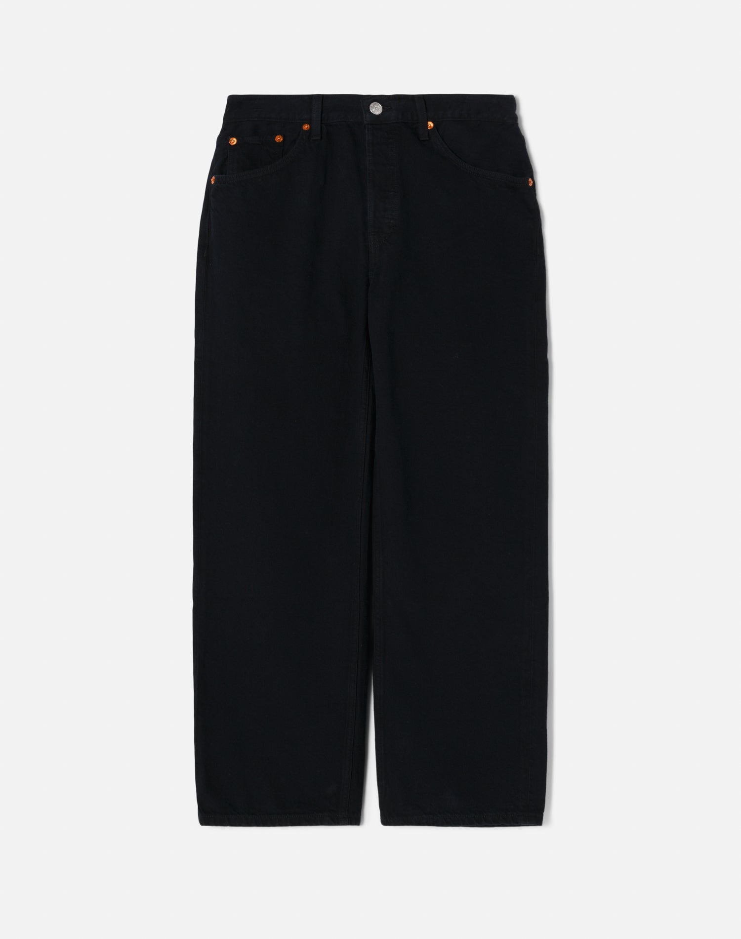 Womens | Loose Crop | Black Flow