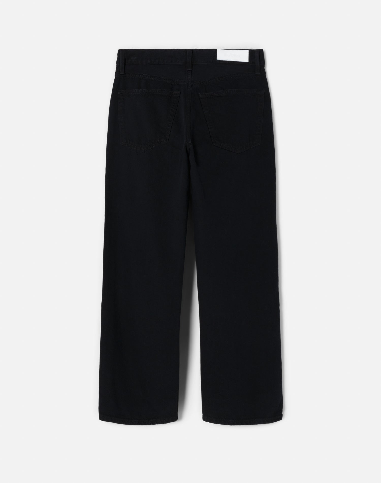 Womens | Loose Crop | Black Flow