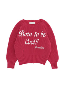 Girls | Intarsia Merino Wool Sweater | Petunia