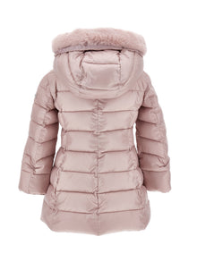 Girls | Technical Fabric And Plush Padded Coat | Onion