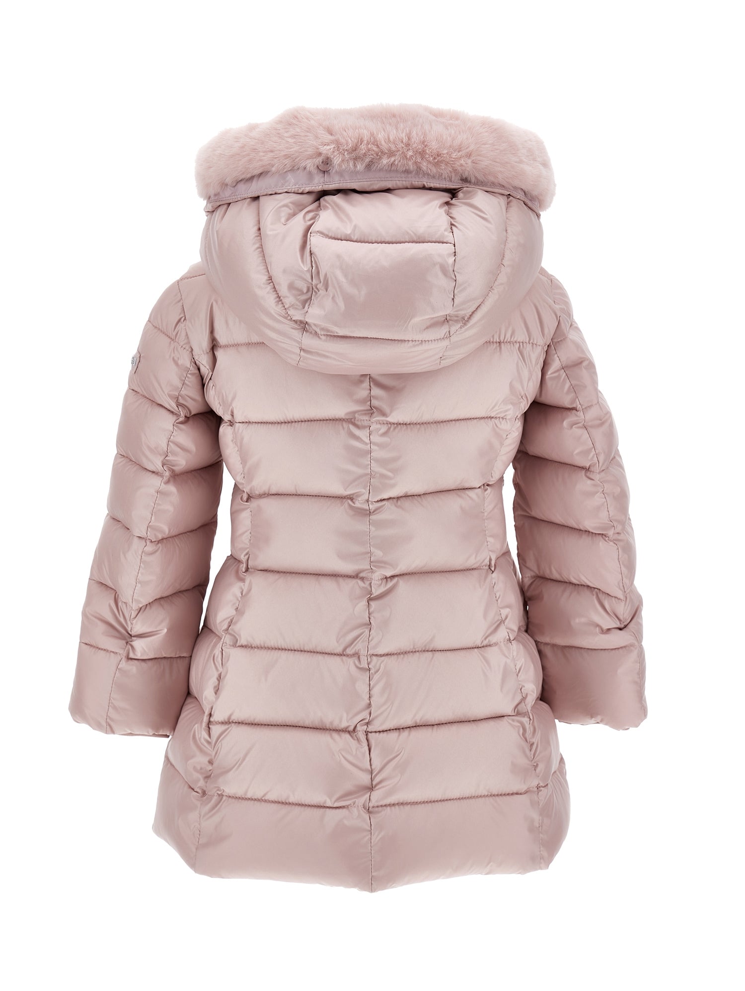 Girls | Technical Fabric And Plush Padded Coat | Onion